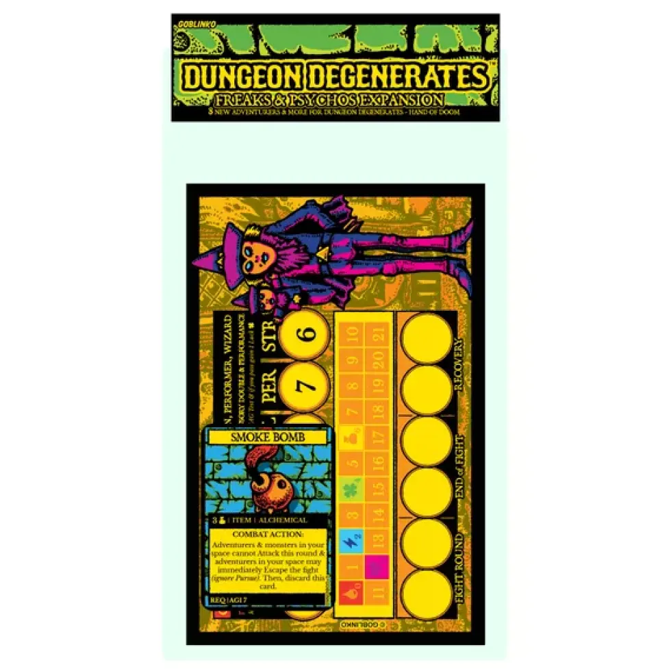 Dungeon Degenerates: Freaks & Psychos Expansion