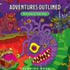 Dungeons & Dragons: Adventures Outlined Coloring Book - Softcover