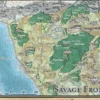 Dungeons & Dragons RPG: Savage Frontier Map