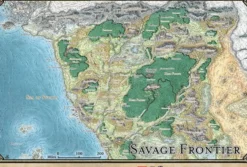 Dungeons & Dragons RPG: Savage Frontier Map