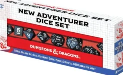Dungeons & Dragons - zestaw kości New Adventurer (Black)