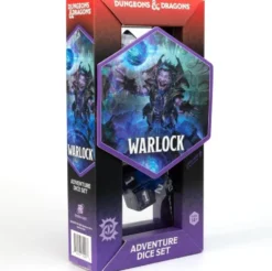 Dungeons & Dragons - zestaw kości Adventure (Warlock: Purple)
