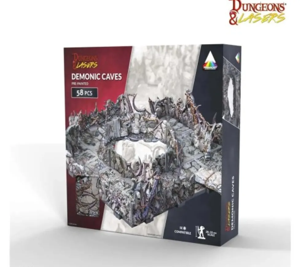 Dungeons & Lasers: Demonic Caves (Pre-Painted)