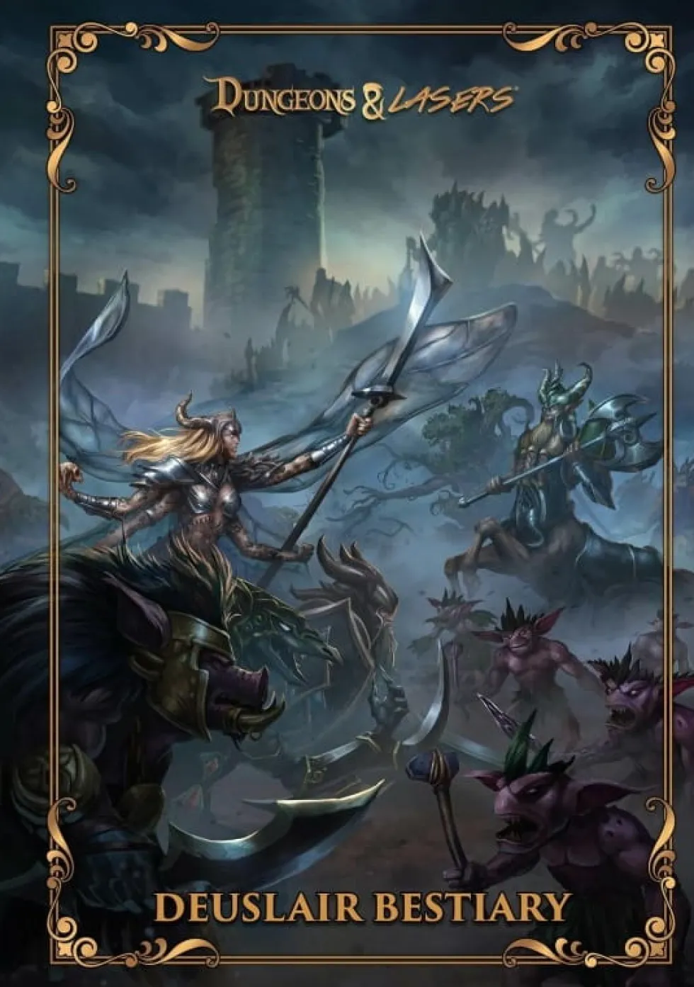 Dungeons & Lasers: The World of Deuslair - Bestiary Book