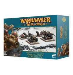 Dwarfen Mountain Holds: Cannon & Organ Gun (Warhammer: The Old World)