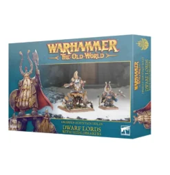 Dwarfen Mountain Holds: Dwarf Lords with Shieldbearers (Warhammer: The Old World)