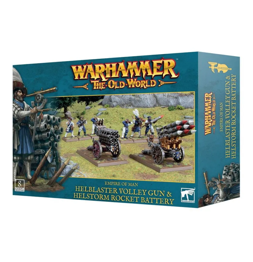 Empire of Man: Helblaster Volley Gun & Helstorm Rocket Battery (Warhammer: The Old World)