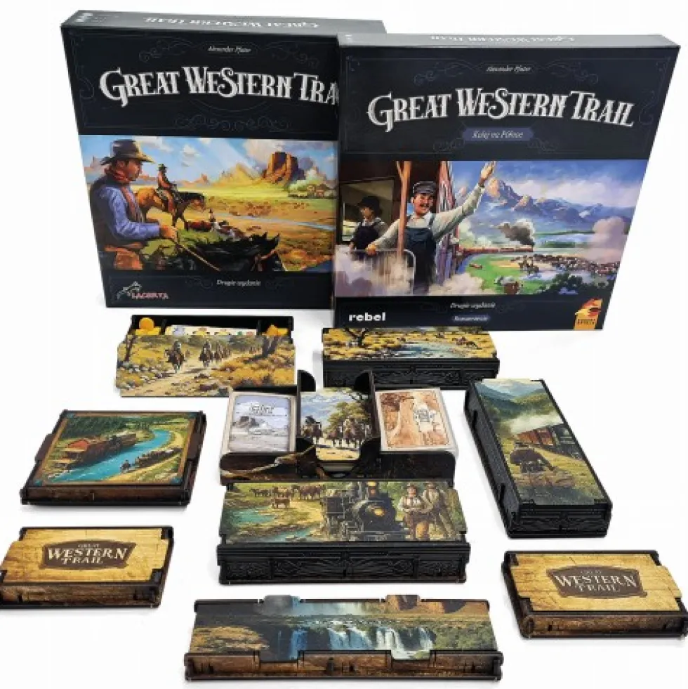 e-Raptor: Insert do Great Western Trail (druga edycja) oraz dodatku (UV Print)