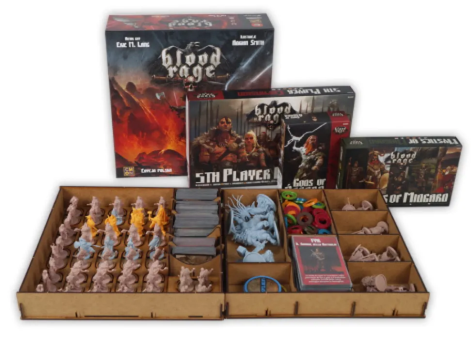 e-Raptor: Insert do gry Blood Rage z miejscem na 3 dodatki