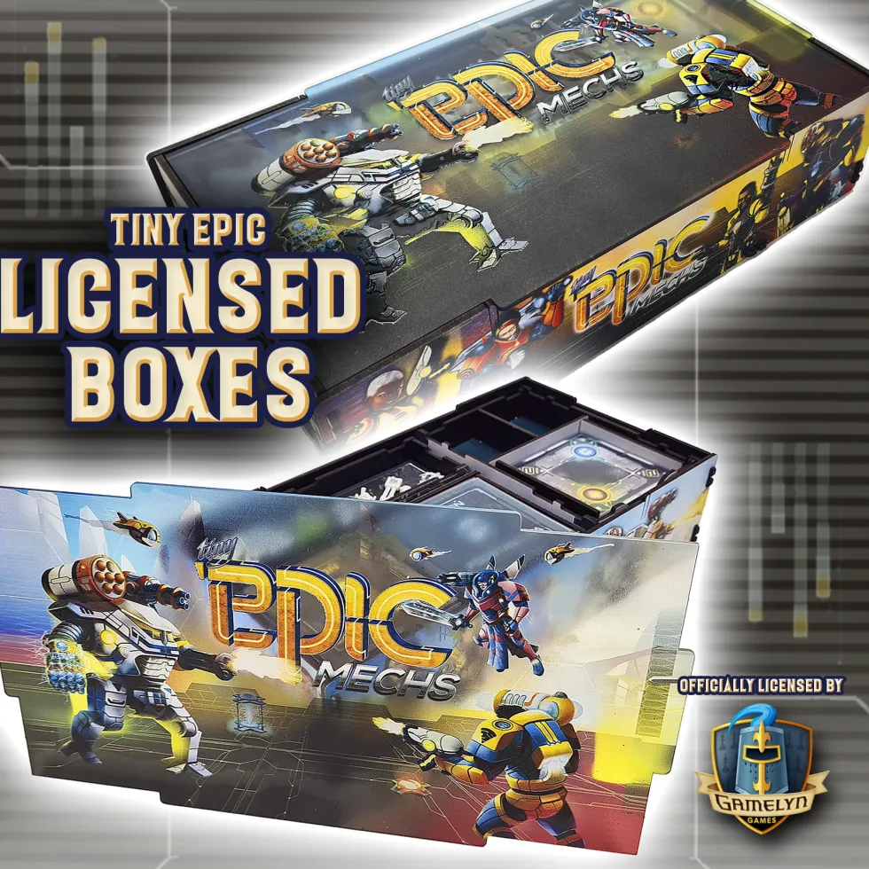 e-Raptor: Storage Box - Tiny Epic Mechs UV Print