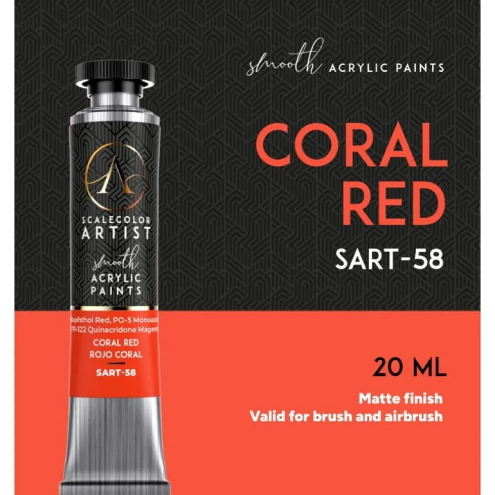 Farba Scalecolor Artist: Coral Red