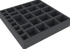 Feldherr: Uniwersalny insert na figurki i elementy - 285 mm x 285 mm x 51 mm