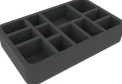 Felherr: Organizer z pianki - 275 mm x 275 mm x 50 mm - 12 przegródek