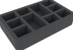 Felherr: Organizer z pianki - 275 mm x 172 x mm 50 mm - 10 przegródek