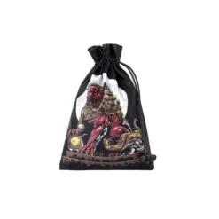 Fine Arts Leather Dice Bag - Foo Dog