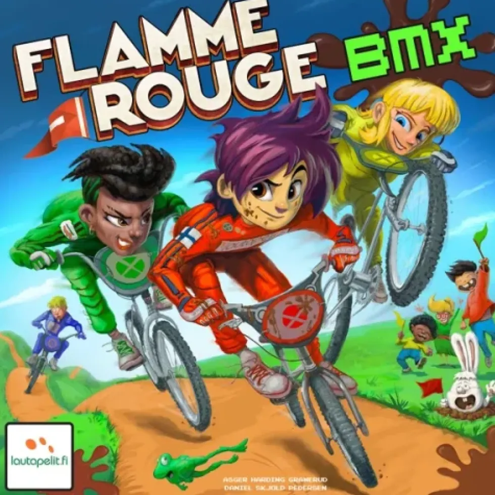 Flamme Rouge BMX (pofalowana okleina pudełka)