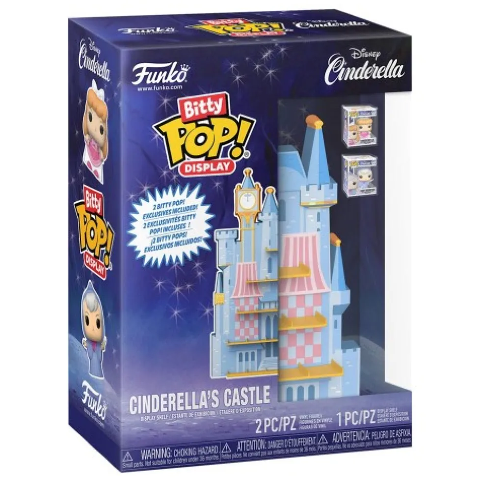 Funko Bitty Display POP Disney: 4-Pack Cinderella's Castle (Zamek Kopicuszka)