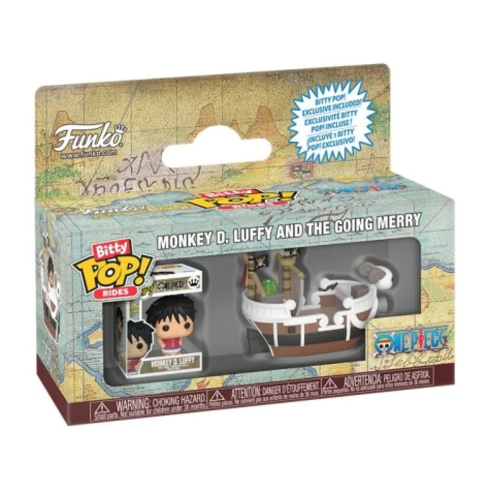 Funko Bitty POP One Piece: Monkey D. Luffy and The Going Merry