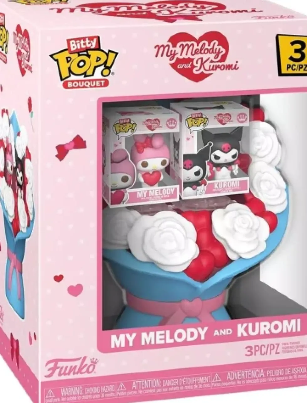 Funko Bitty POP Sanrio: 2-Pack My Melody & Kuromi (Valentine)