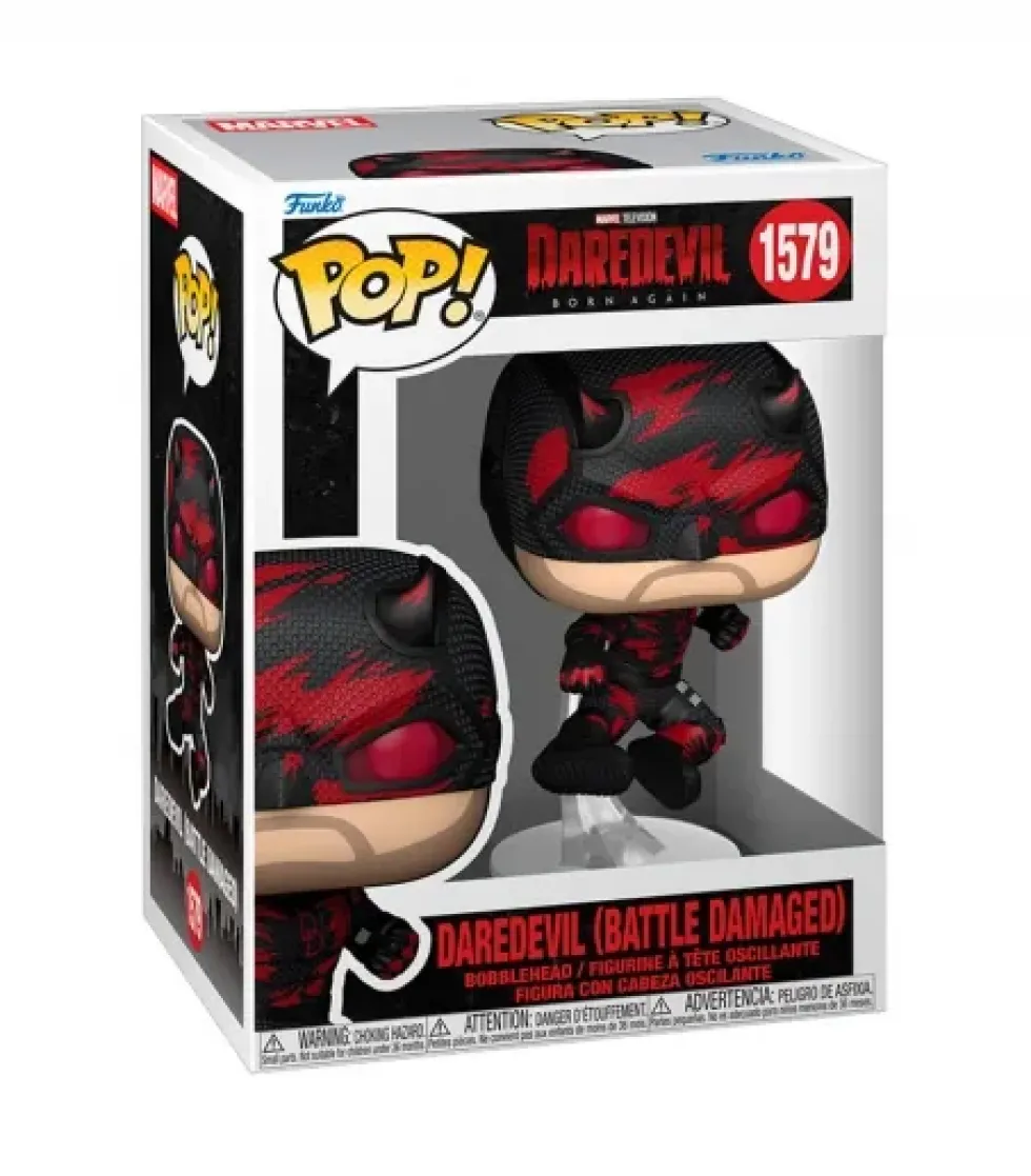 Funko POP Daredevil Born Again: Daredevil (Battle Damaged)