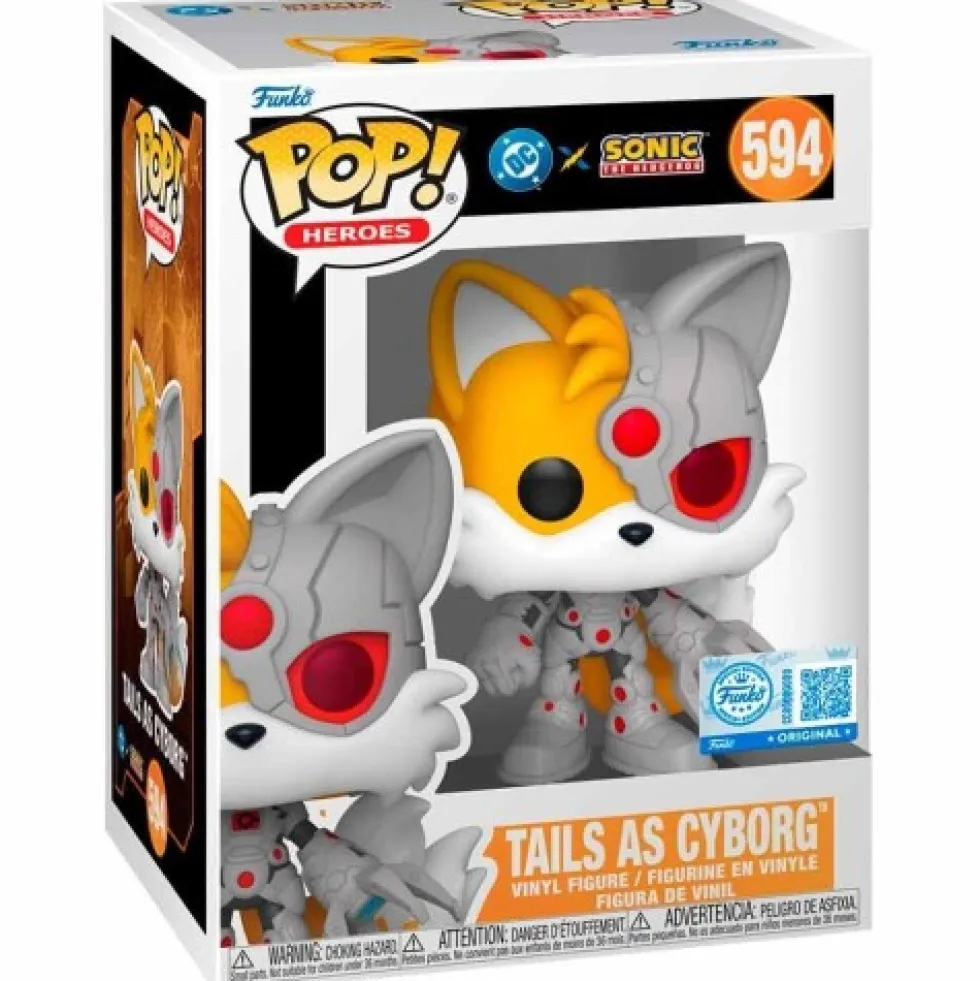 Funko POP DC x Sonic the Hedgehog: Tails as Cyborg