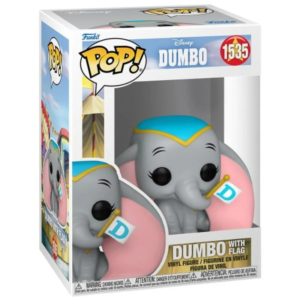Funko POP Dumbo with flag