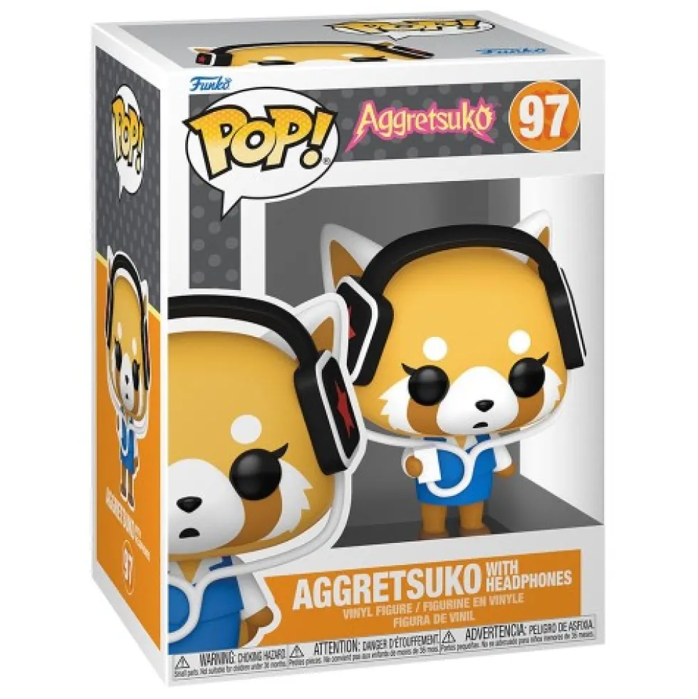 Funko POP Sanrio: Aggretsuko w/headphones