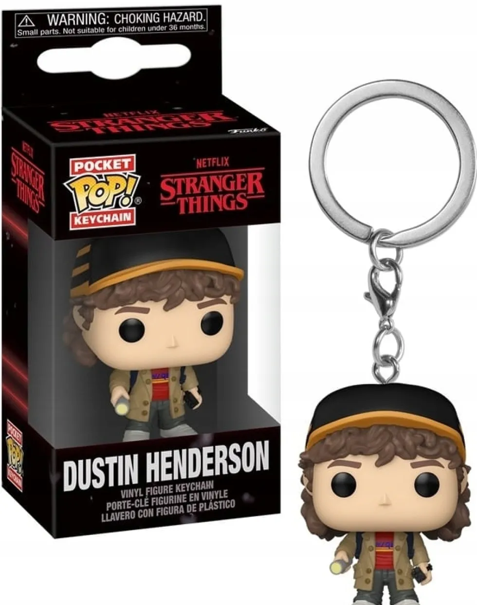 Funko POP Stranger Things: Keychain - Dustin Henderson