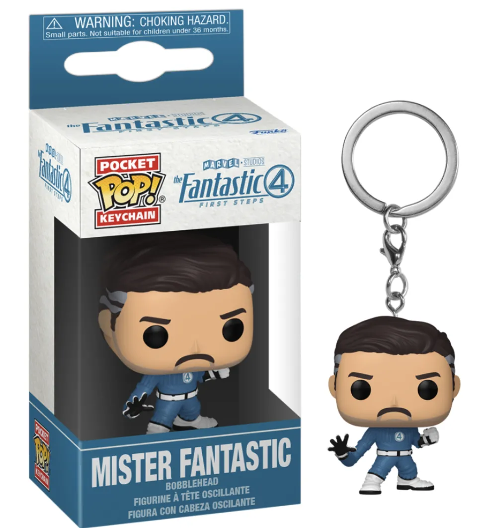 Funko POP The Fantastic Four First Steps: Keychain - Mister Fantastic