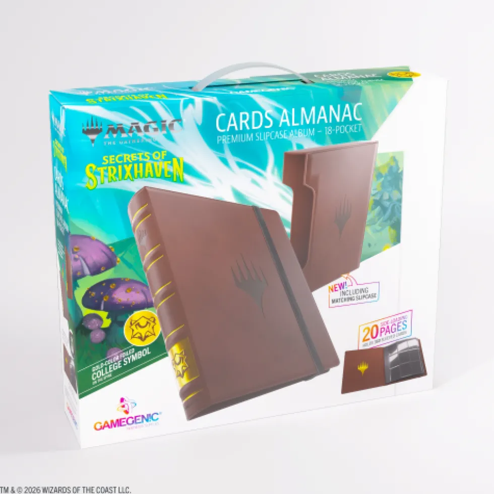 Gamegenic: Magic the Gathering - Secrets of Strixhaven - Cards Almanac - 18-Pocket Premium Slipcase Album - Lorehold