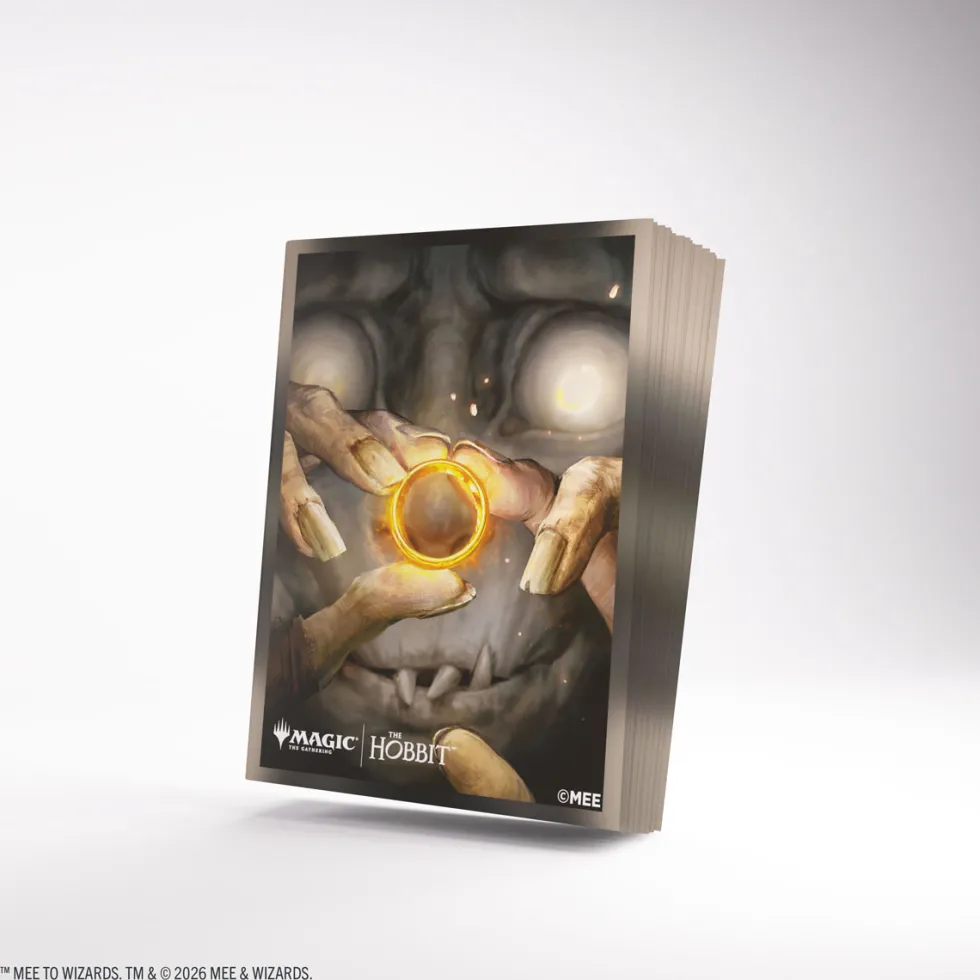Gamegenic: Magic the Gathering - The Hobbit - Premium Art Sleeves - Gollum, Riddle Master