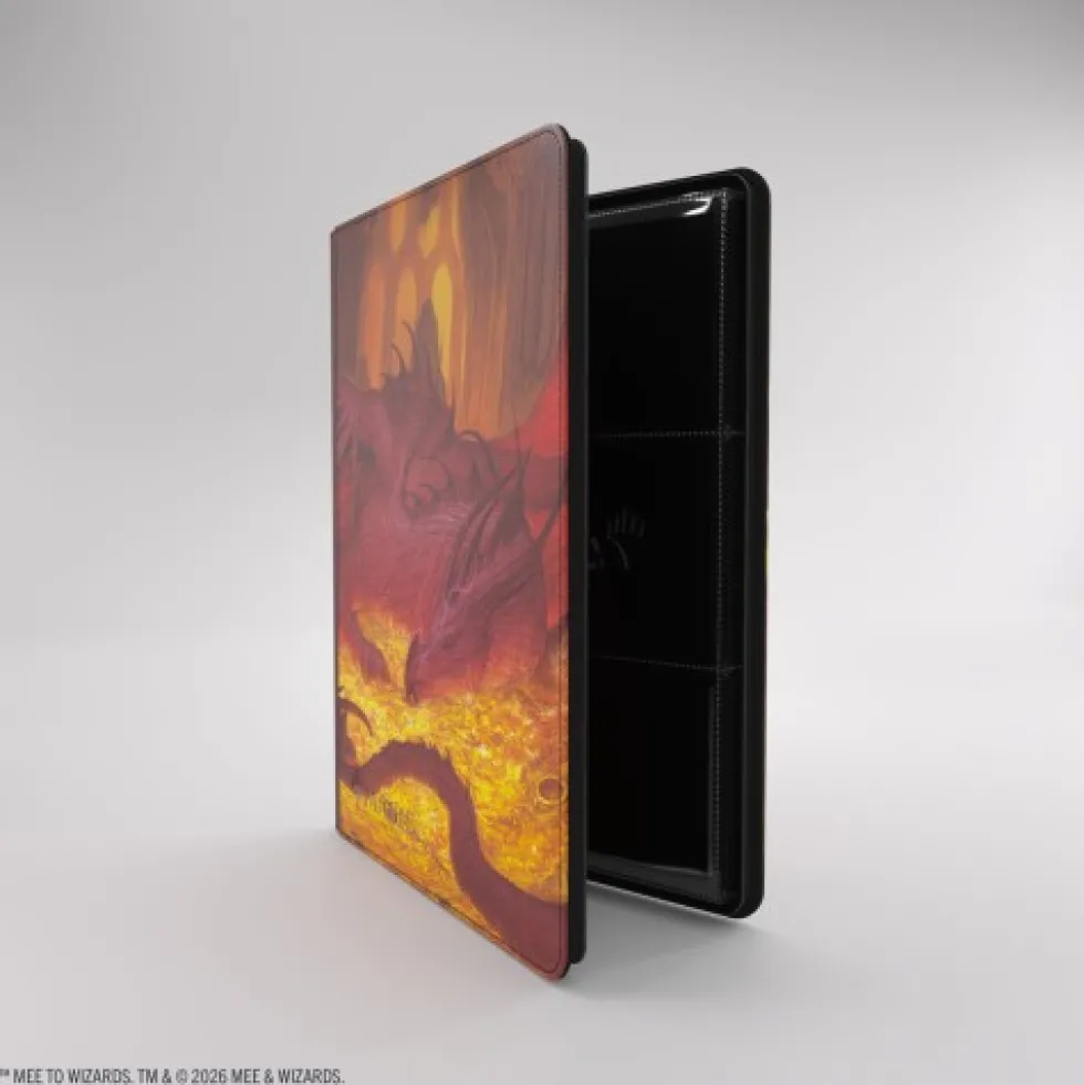 Gamegenic: Magic the Gathering - The Hobbit - Zip-Up Album 18-Pocket - Smaug's Mox Amber