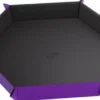 Gamegenic: Magnetic Dice Tray - Hexagonal - Black/Purple