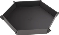 Gamegenic: Magnetic Dice Tray - Hexagonal - Black/Gray