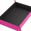 Gamegenic: Magnetic Dice Tray - Rectangular - Black/Pink