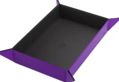 Gamegenic: Magnetic Dice Tray - Rectangular - Black/Purple