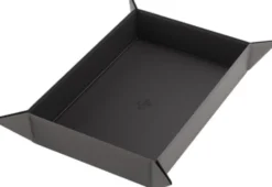 Gamegenic: Magnetic Dice Tray - Rectangular - Black/Gray