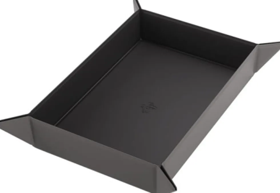 Gamegenic: Magnetic Dice Tray - Rectangular - Black/Gray