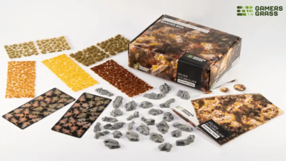 Gamers Grass: Basing Box - Golden Autumn Glade
