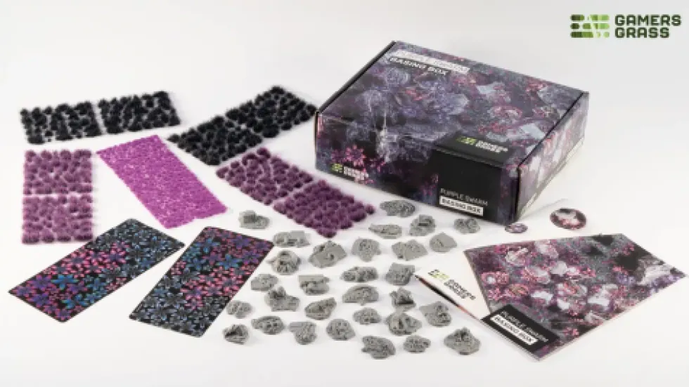 Gamers Grass: Basing Box - Purple Swarm