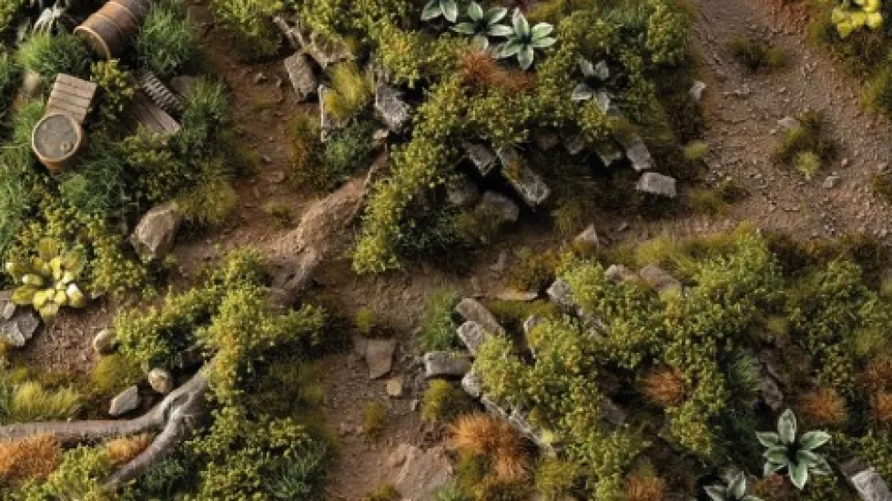 Gamers Grass: Strong Green Shrubs (6 mm)