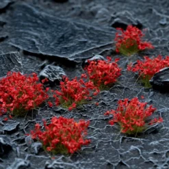 Gamer's Grass Wild Red Flowers