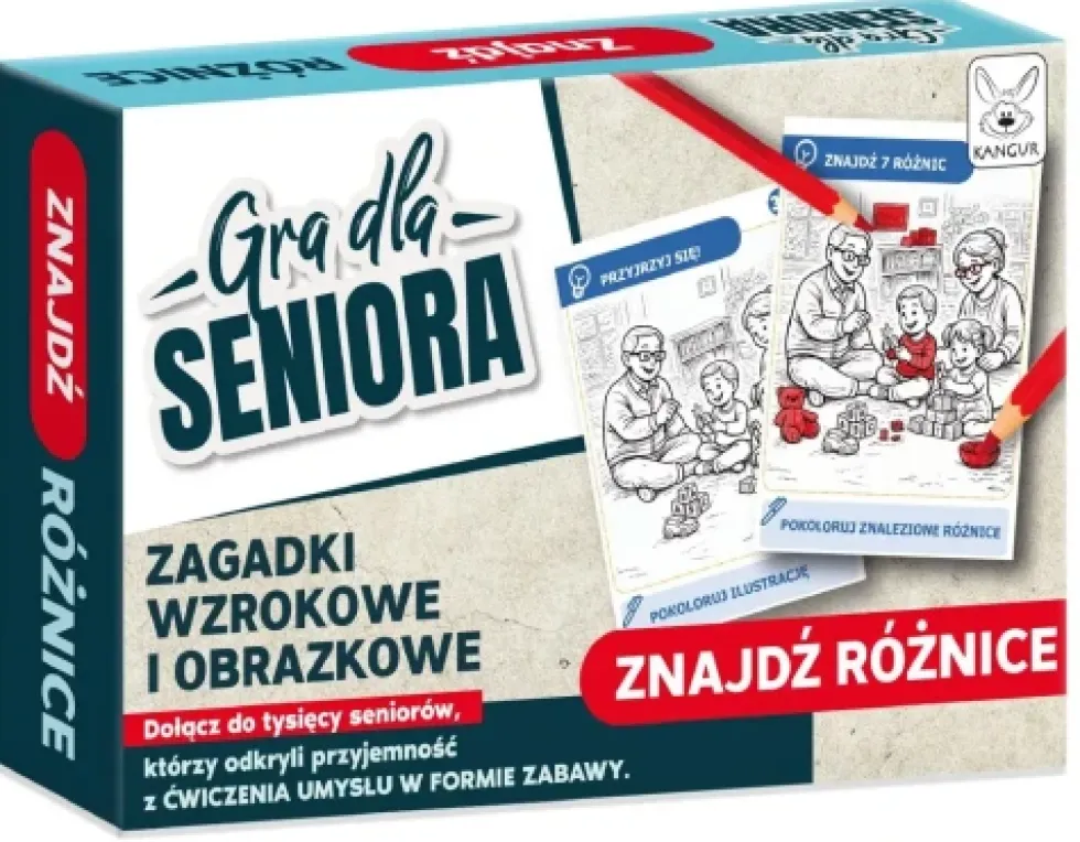 Gra dla Seniora. Znajdź Różnice