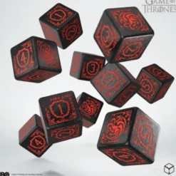 Gra o Tron - Zestaw Kości 10xK6 - Targaryen