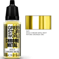 Green Stuff World: Chrome Paint - gold 17ml