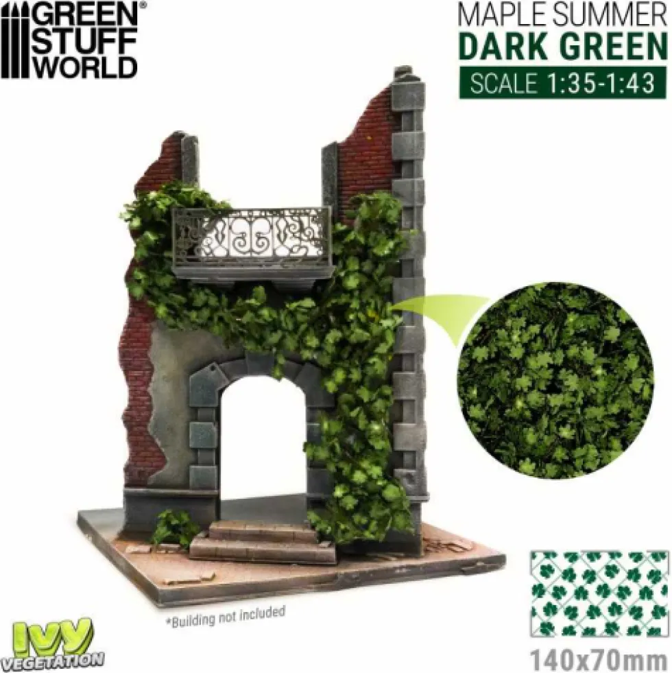 Green Stuff World: Ivy foliage - dark green maple - large