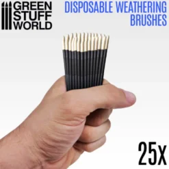 Green Stuff World: Jednorazowe szczoteczki do weathering