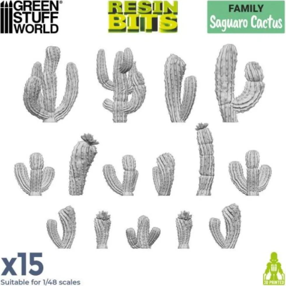 Green Stuff World: Kaktus Saguaro (15 elementów)