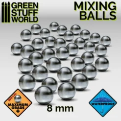 Green Stuff World: Kulki do mieszania farby ze stali nierdzewnej 8mm