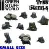 Green Stuff World: Małe pniaki drzew (10 elementów)